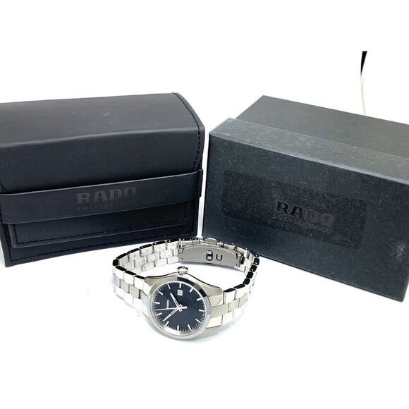 Rado Women\'s Watch R32110163 Hyperchrome Swiss Quartz Black Dial Silver … main image 11